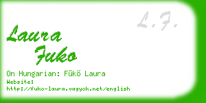 laura fuko business card